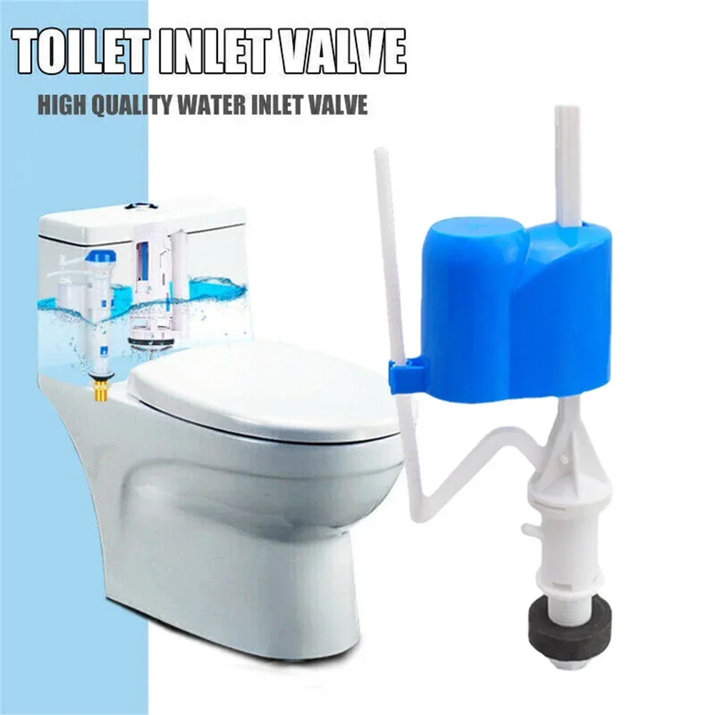 1pc Plastic Toilet Tank Water Valve Fill Valve Side Entry Inlet Valve Replacement Bathroom Supplies Toilet Tank Accessories