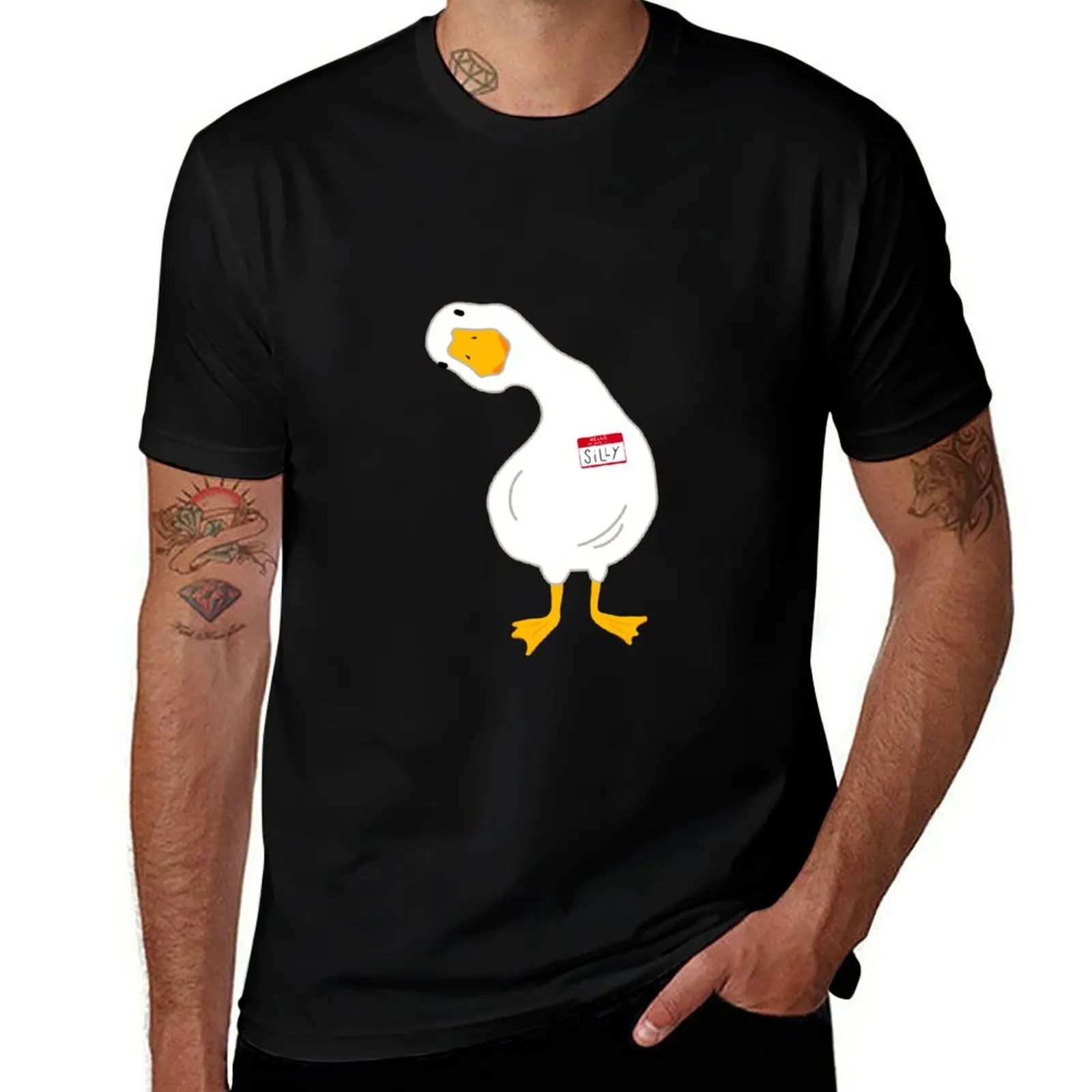

Silly Goose T-Shirt plus sizes blue lock plus size tops clothing for men