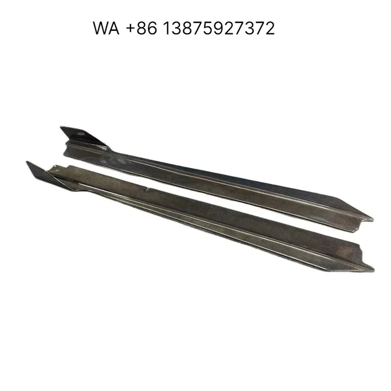 Wmwmnu New Carbon Fiber V Style Side Skirt for Huracan LP610 Extended Body Kit