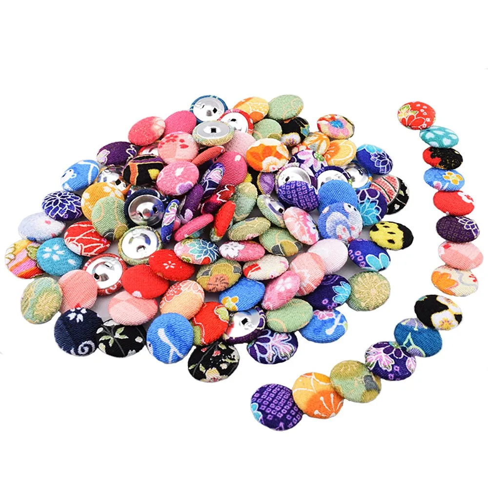 

Chainho,Cloth Cover Buttons,1 Hole,20mm Diameter,DIY Sewing & Quilting Accessories,For Clothes,Bags,Sweaters,Backpacks,B01