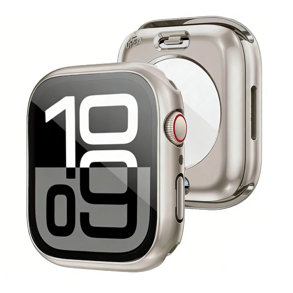 Screen Protector for Apple Watch Case 46mm 42mm 45mm 44mm 49mm 41mm 40mm Tempered Glass iWatch Series 11 10 7 8 9 SE 6 5 Ultra 3