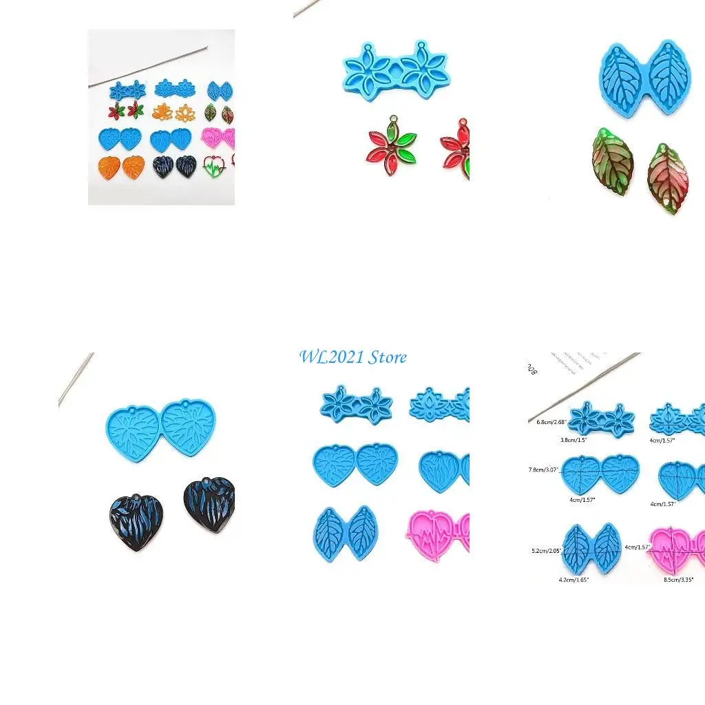 

G5GC Resin Jewelry Molds Silicone Molds for Epoxy Resin Earring Making SupplyJewellery Silicone Mould Epoxy Resin Craft Tools