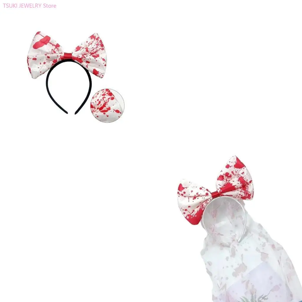 

62KE Butterfly Knot Headpiece Kids Halloween Headwear Women's Halloween Hair Hoop for Halloween Celebrations and Event