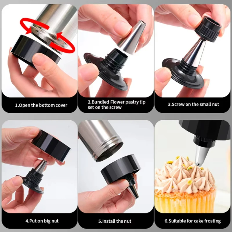 13 Pz/set FAI DA TE Manuale Stampo Per Biscotti Pistola Pressa Per Biscotti Kit Mitragliatrice Decorazione Spremitura Macchina Fare Churros Dispositivo di Cottura Strumento