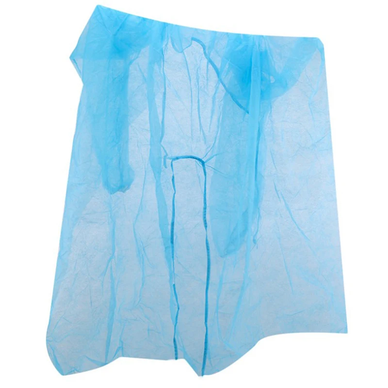 1pcs Disposable Medical Laboratory Isolation Cover Gown Surgical Clothes Uniform