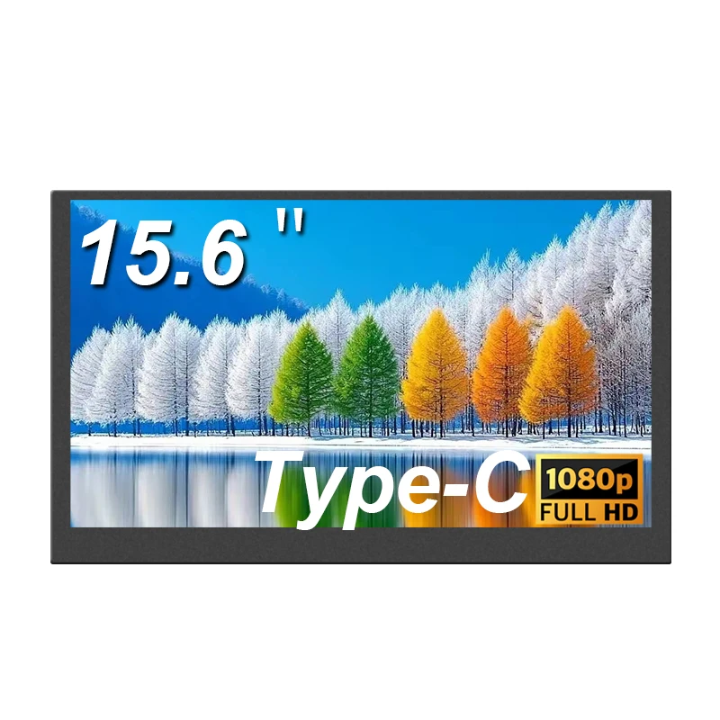 15.6inch  Portable Monitor  IPS HDR Extension Display For Laptop/PC XBox PS4 / 5Switch Cell Phone Gaming  1920*1080 16: 09