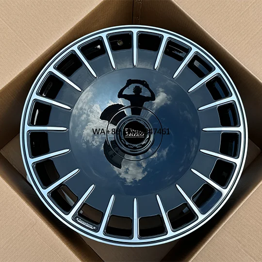 

Wheelshome 5845F 23inch ET30 PCD5-130 CB84.1 Black Machined Face Low MOQ Forged Alloy Wheel Rim in Stock for Mercedes G Class