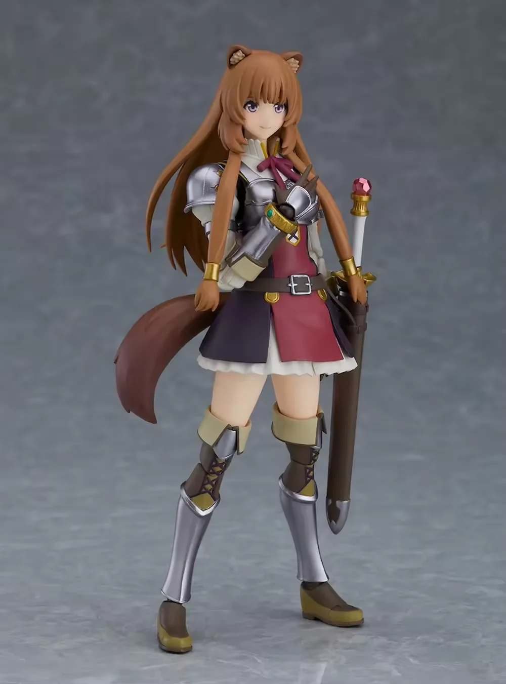 Original The Rising of the Shield Hero Raphtalia 467 Action Figure Anime Naofumi Iwatani Filo Movable Model Collection Toys Gift