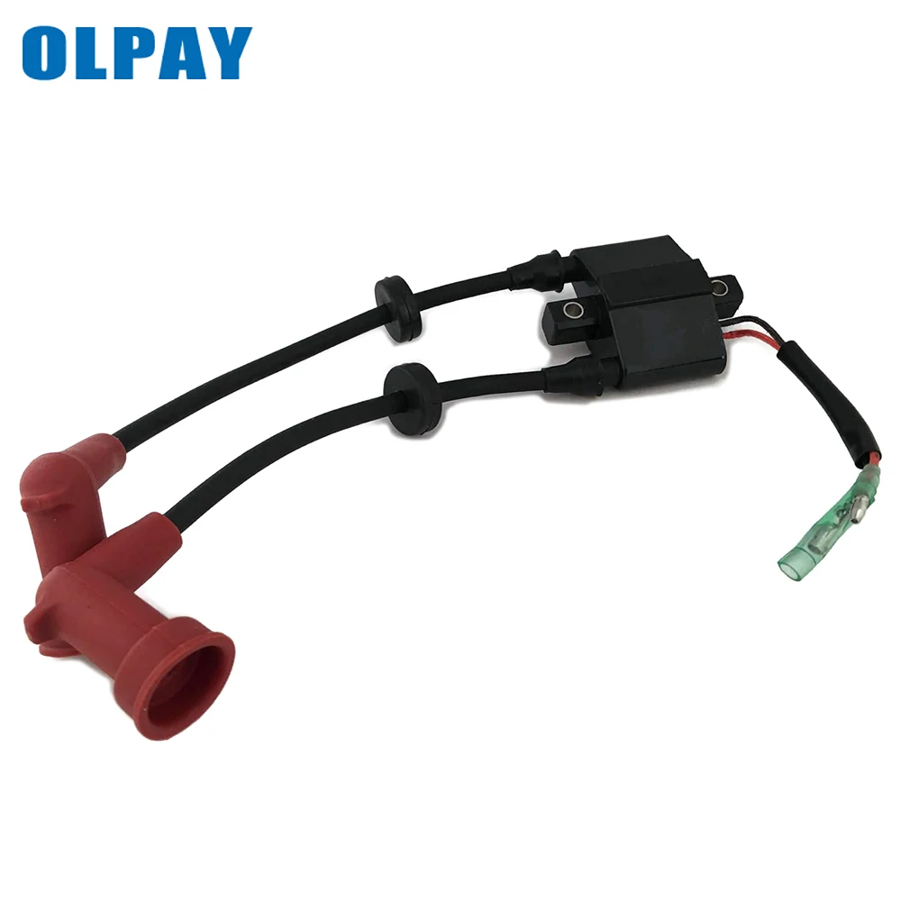Ignition Coil 6B4-85570 For Yamaha Outboard Motor 2 Stroke 9.9D 15D 6B3 6B4 New Model 6B4-85570-00 Boat Engine Parts