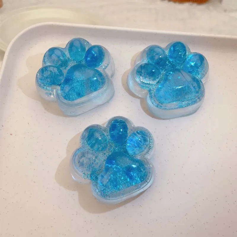 Cat Paw Squishy Fidget Squeezing Toy Realistic Feel SlowRebound Stress Relief Toy Kawaii Cat Claw Pinch Toy for Kids Adults Gift