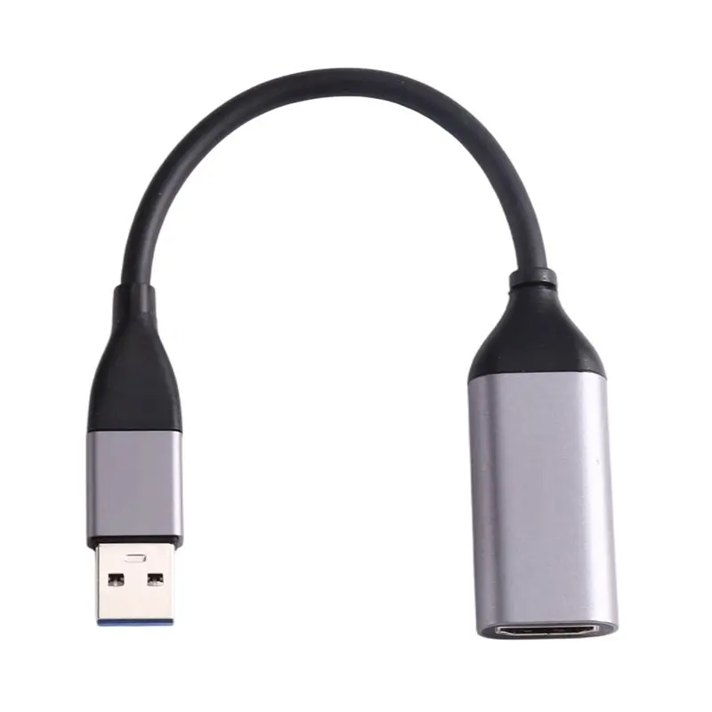 For Computer Camera Live Stream Meeting Recording 1080P Video Capture Card -Compatible To USB A/USB-C Video Grabber
