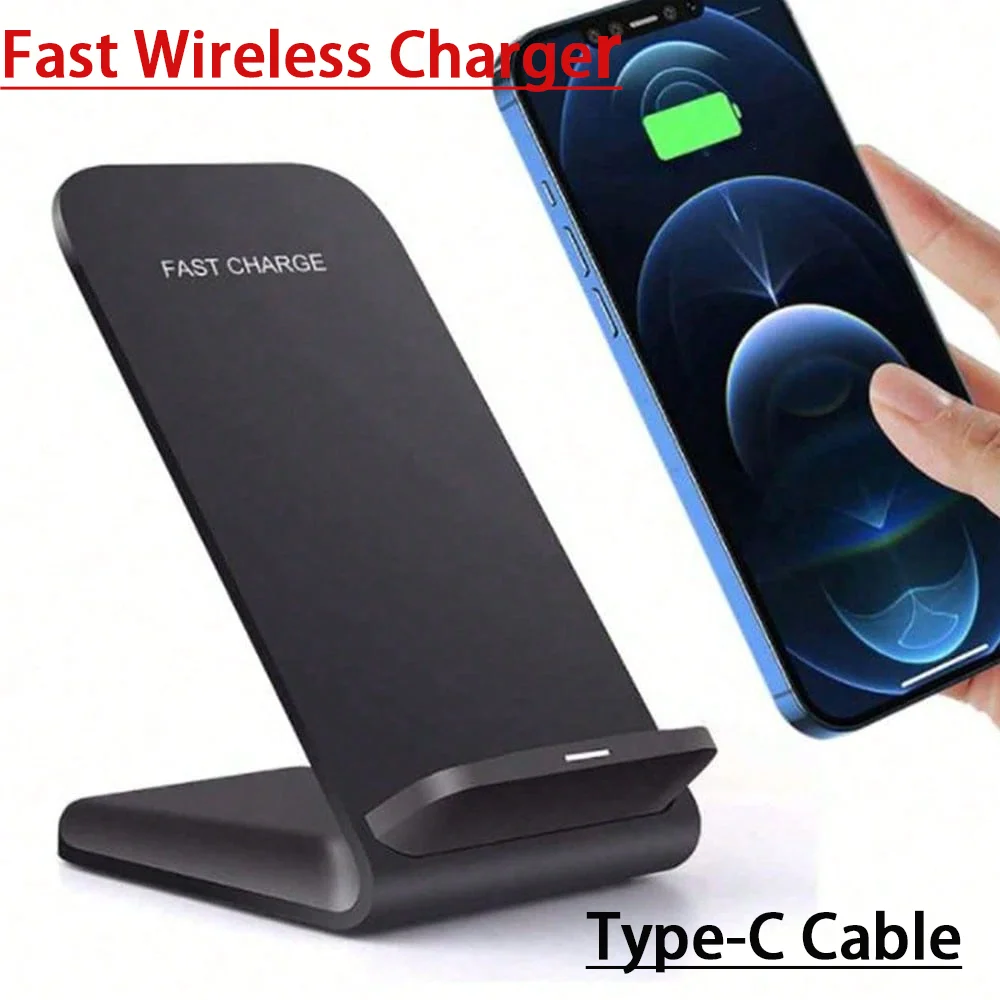 Wireless Charger Fast Support for Samsung S24 S23 S22 21 Ultra Quick Charging Stand For IPhone17 16 15 14 13 12Pro Max Xiaomi 14