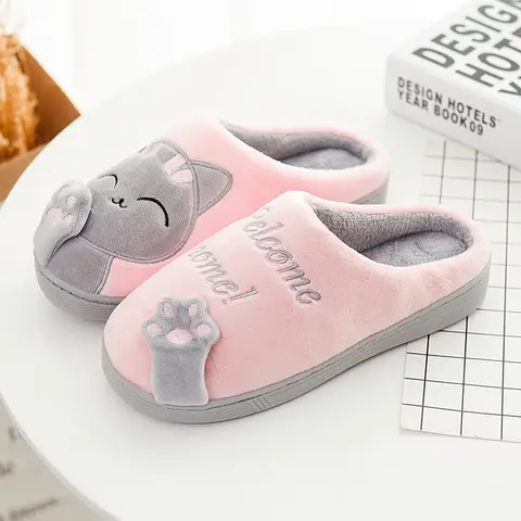 컴포트 겨울 홈 슬리퍼 실내 침실 바닥 슬리퍼 미끄럼 방지 여성 신발 귀여운 만화 고양이 슬리퍼 남자 따뜻한 플러시 슬라이드 Best5 컴포트 겨울 홈 슬리퍼 실내 침실 바닥 슬리퍼 미끄럼 방지 여성 신발 귀여운 만화 고양이 슬리퍼 남자 따뜻한 플러시 슬라이드 Best5