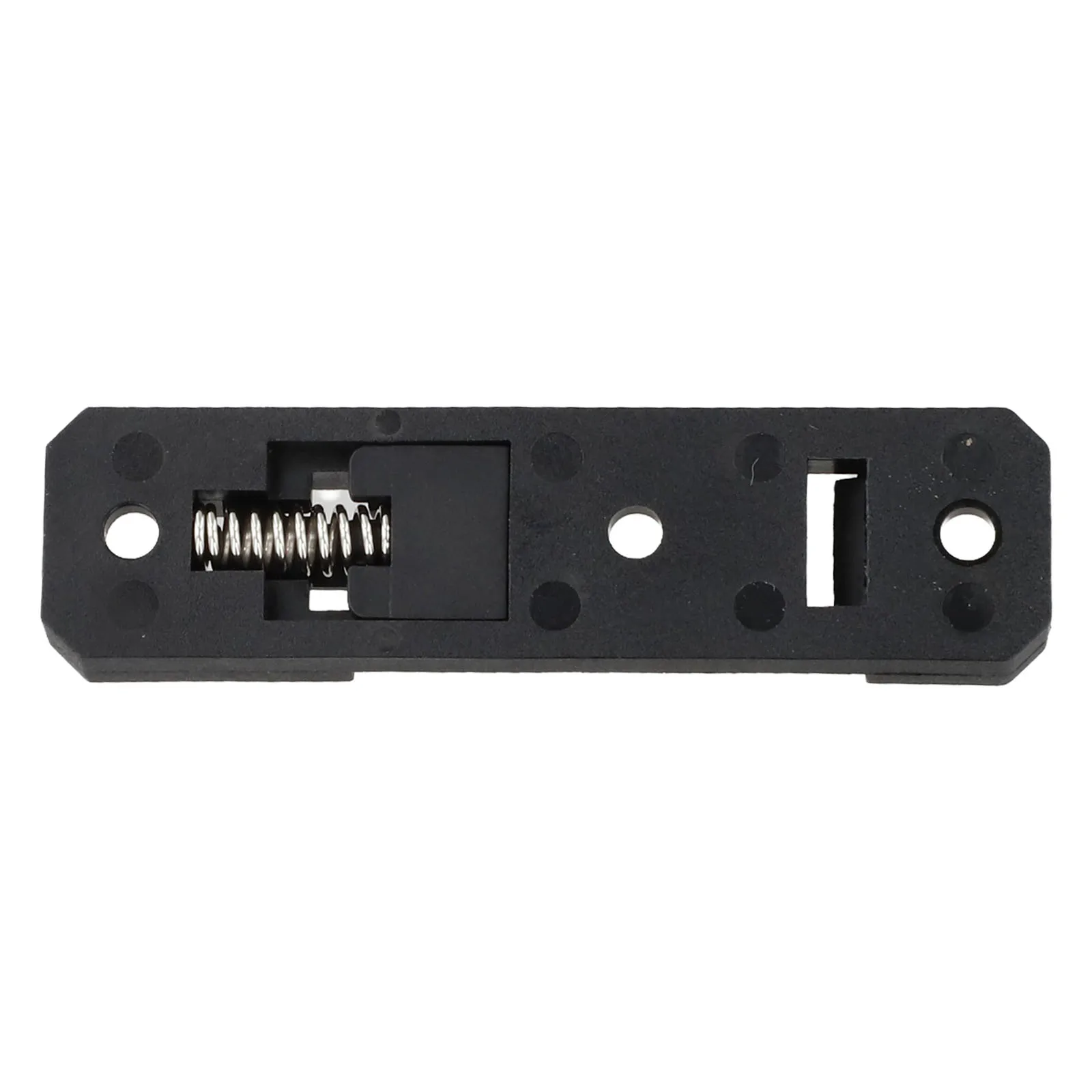 PA66 Based Plastic DIN 35 Rail Buckle for C45 Rail Mounting Applications in Control Panels and Industrial Electronics