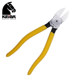 KEIBA NH-228 Thin Blade Cutting Nippers for Electricians Diagonal Pliers Electric Works Tools (Blade Shape: Flat/200mm Type)