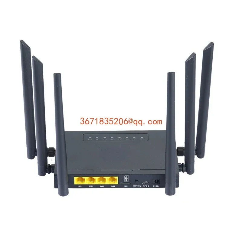 B628 global universal plug-in card enterprise-grade removable antenna Type-C power supply 4G wireless wifi router