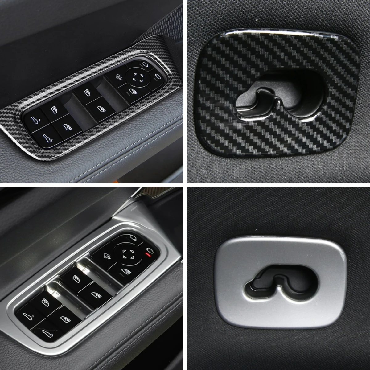 

Дверной подлокотник, оконный переключатель, панель управления, автомобильный крючок, накладка для Porsche Cayenne 2018-2022, аксессуары для интерьера