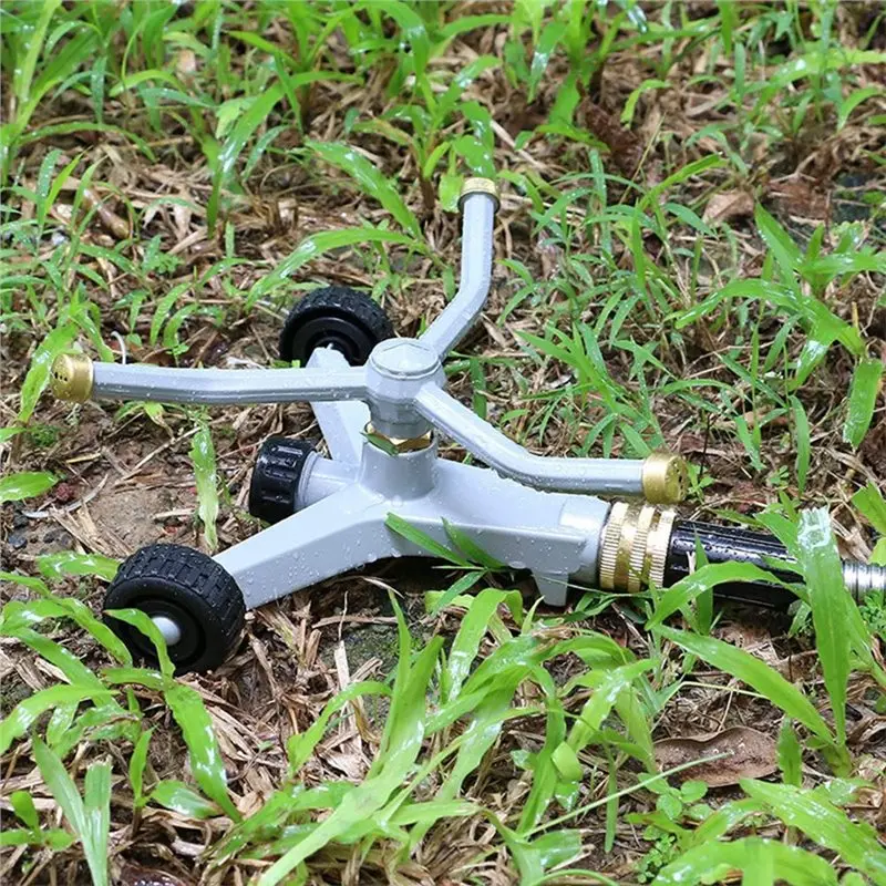 ABKO-Heavy Duty Spinnings Sprinkler Metall Whirling Sprinklerkopf Blumenbeete und Gemüsegärten