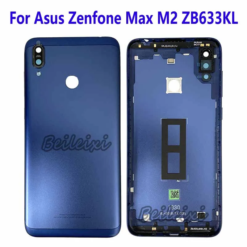 For Asus Zenfone Max M2 ZB633KL X01AD Battery Back Cover Housing Protective Case Durable Back Cover