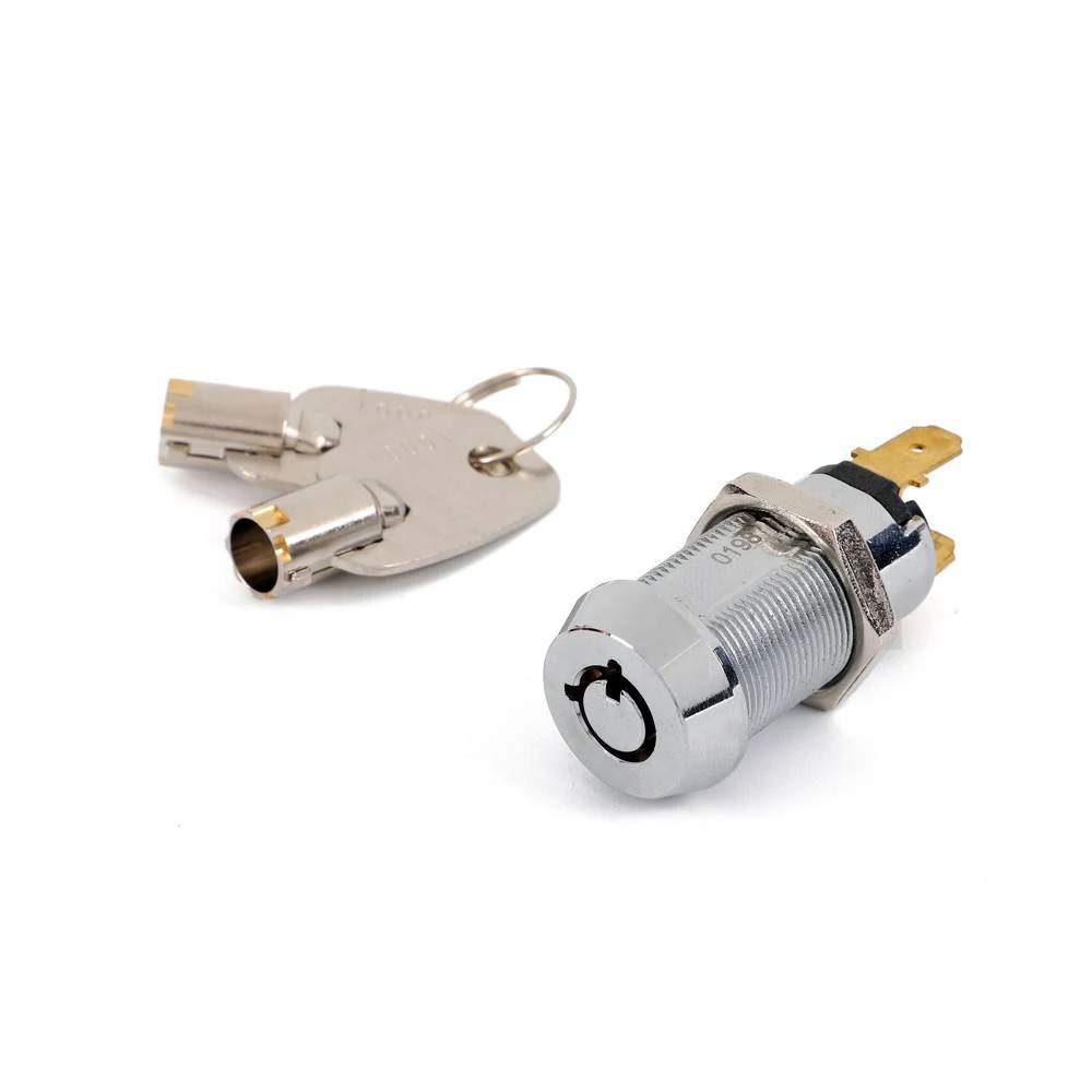 

JK210 2-позиционный замок зажигания для мотоцикла, электрическая машина, трубчатый переключатель блокировки ключа