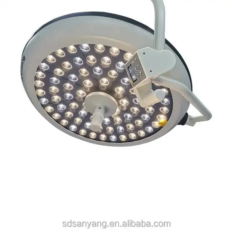 Double Dome LED Operating Theater Room Light Shadowless Surgery OT Ceiling Surgical Illumination for Various Medical Procedures