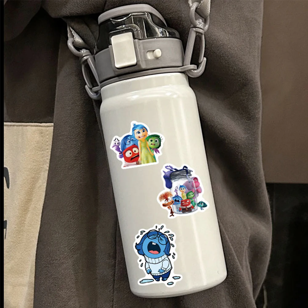 10/30/50pcs Disney Inside Out Cartoon Stickers for Kids Cute Decals Toys DIY Water Bottle Phone Notebook Funny Graffiti Sticker