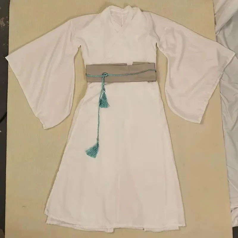Anime Xie Lian Costume Cosplay Tian Guan Ci Fu Xielian Costumi Cosplay SR Halloween Bianco Han Fu Vestiti #   1 #   W.