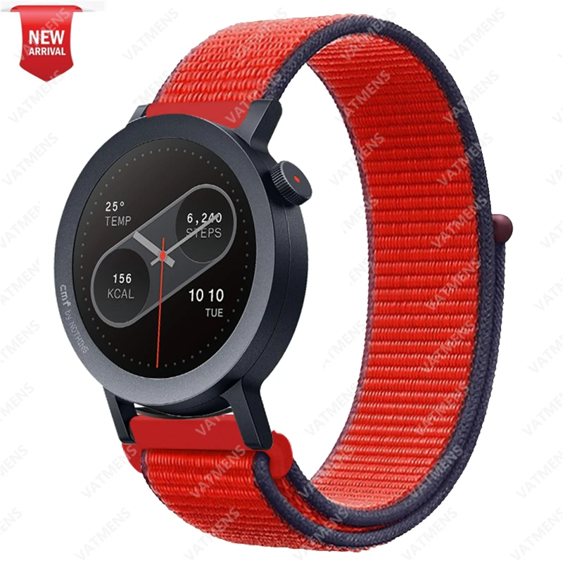 Watch Pro 2-Armband für CMF Watch Pro 2 Ersatz-Smartwatch-Armband, Nylon-Sport-Loop-Armband, Correa-Band – Detail 17