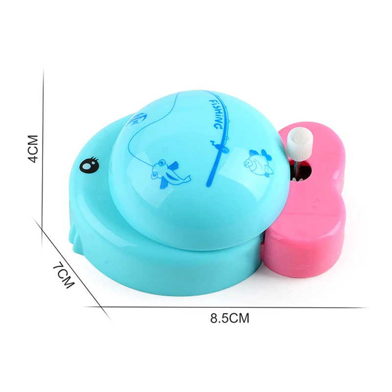 Portable Board Game Mini Fishing Toy Clock Work Power Realistic Fish Rod Interactive Toy For Kids Toddler Children Gift