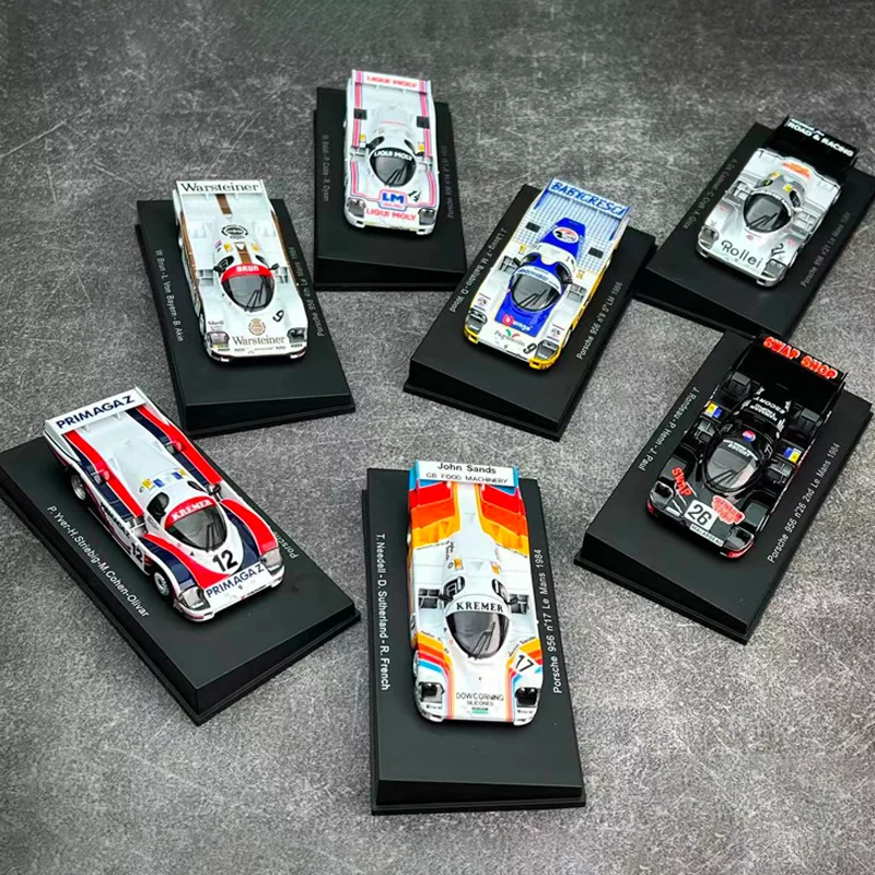 New Spark 1:64 1984 Le Mans Endurance Racing Series Simulation Alloy Die-Cast Model Car Miniature Collectible Toy Gifts Ornament