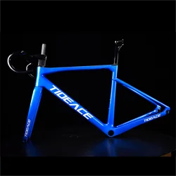 700C Tideace Bikes Road Frameset Disc Brake Racing Bicycle Frames Max 32 Tires Bicycle Accessories