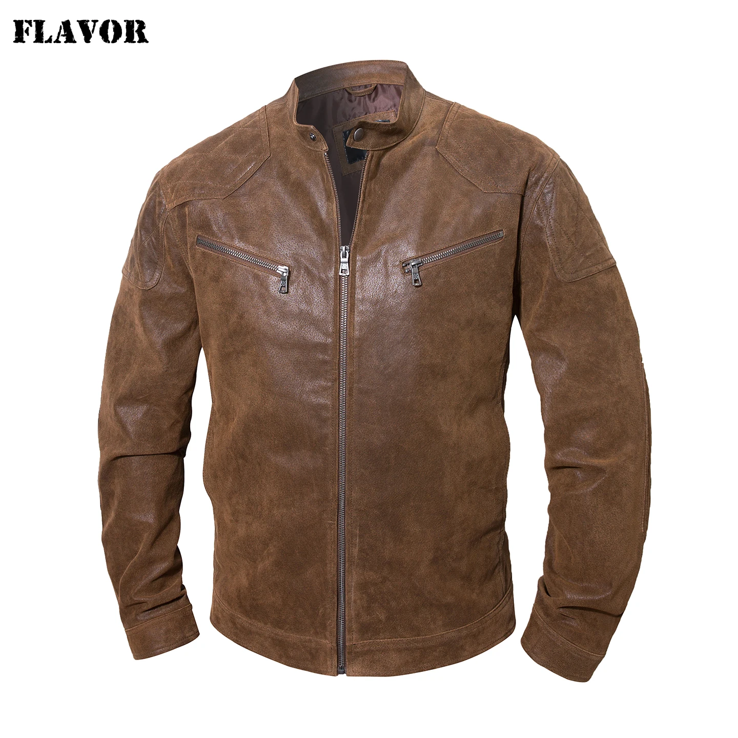 Pigskin Leather Jacket -AliExpress