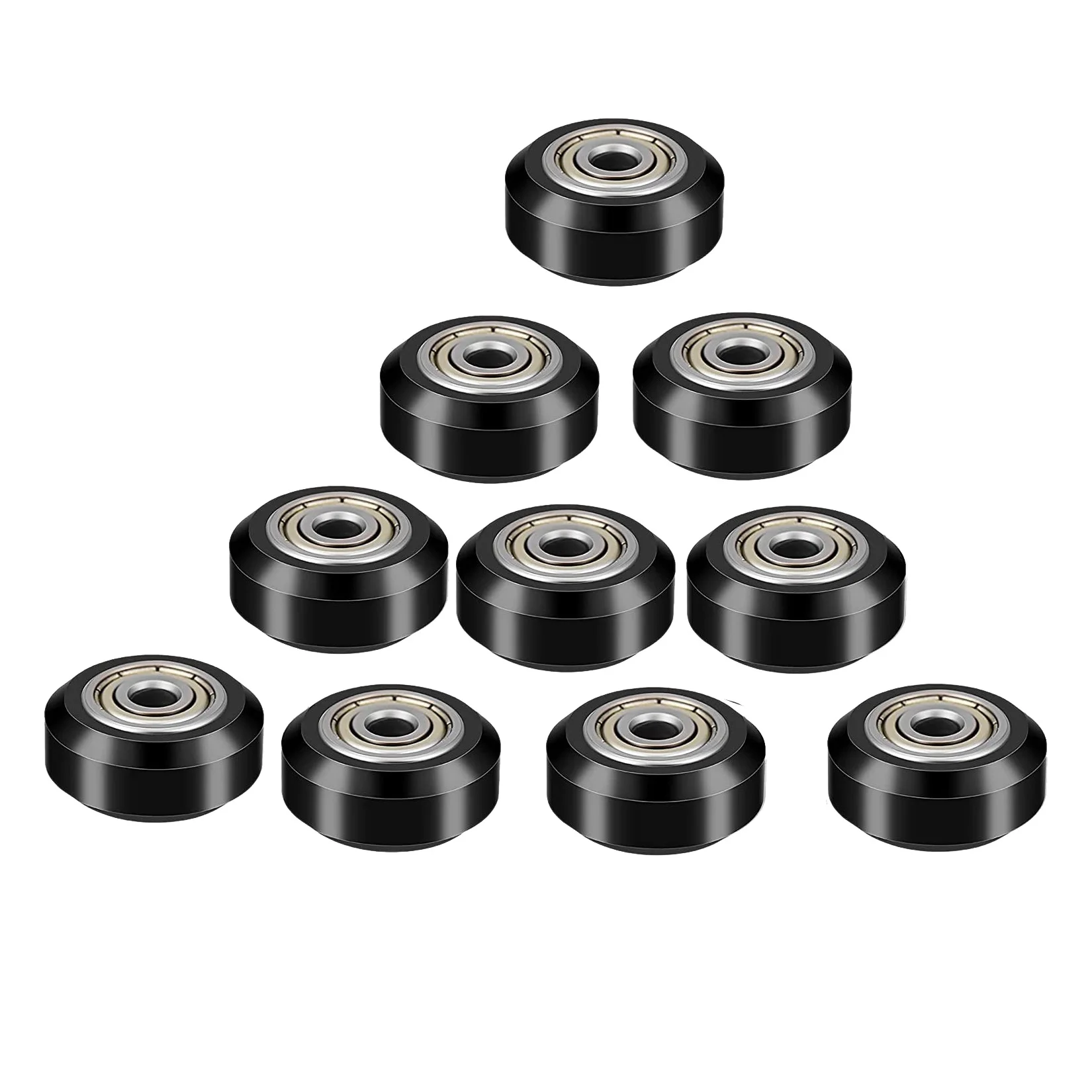 12 Pcs 3D Printer POM Pulley Wheels 625Zz Plastic Pulley Linear Bearing for Creality CR10, Ender 3, Anet A8