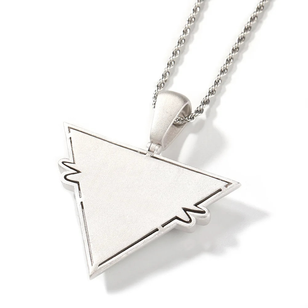 Yugioh KONAMI مبارزة وحوش يو غي أوه لغز قلادة أنيمي قلادة تأثيري الدعائم 5A الزركون الهيب هوب اكسسوارات مجوهرات هدية رجل #6