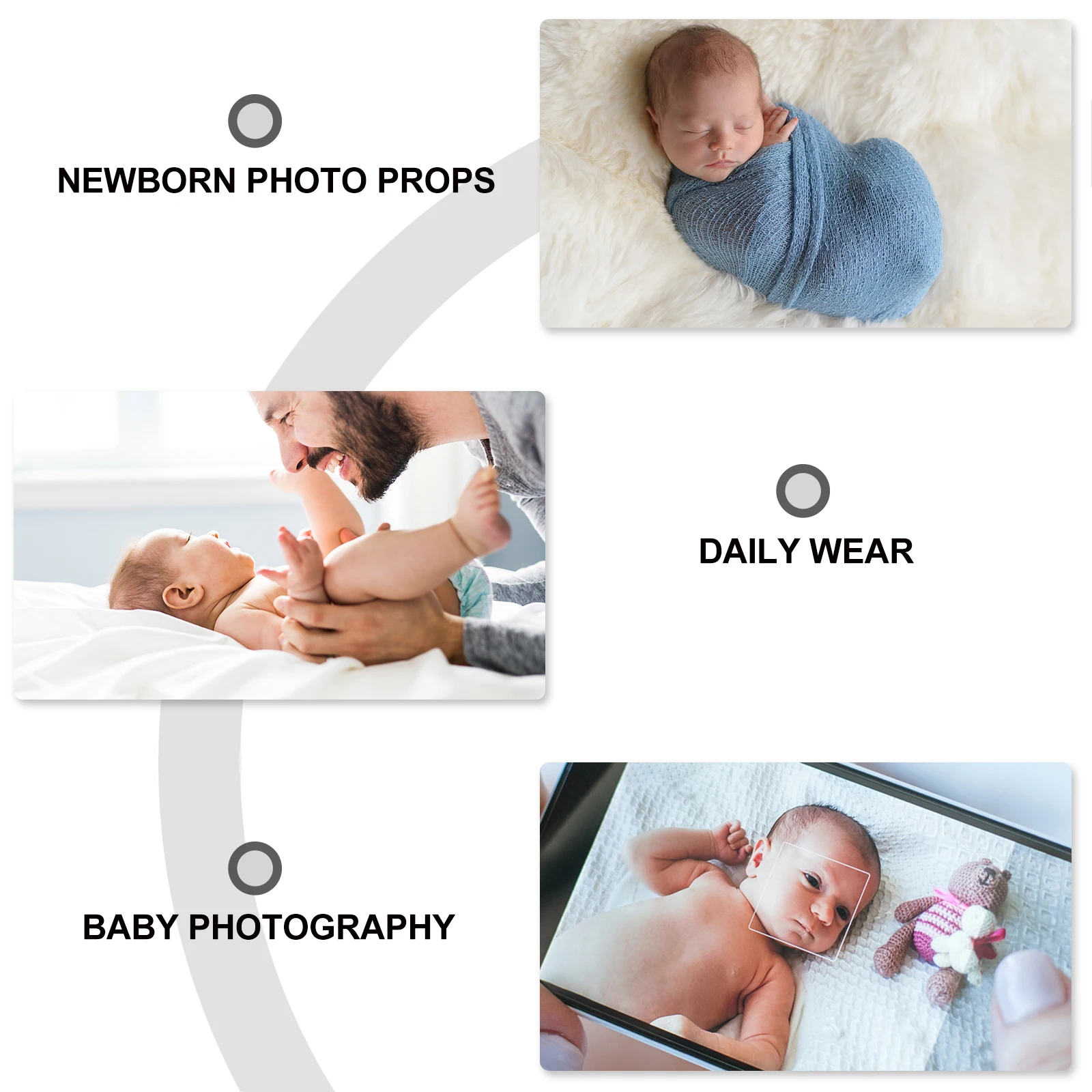 

2pcs Baby Bowknot Turban Pleuche Infant Hat Newborn Bow Hat Boy Girl Bow Beanie Breathable Comfortable Wrinkle-Free