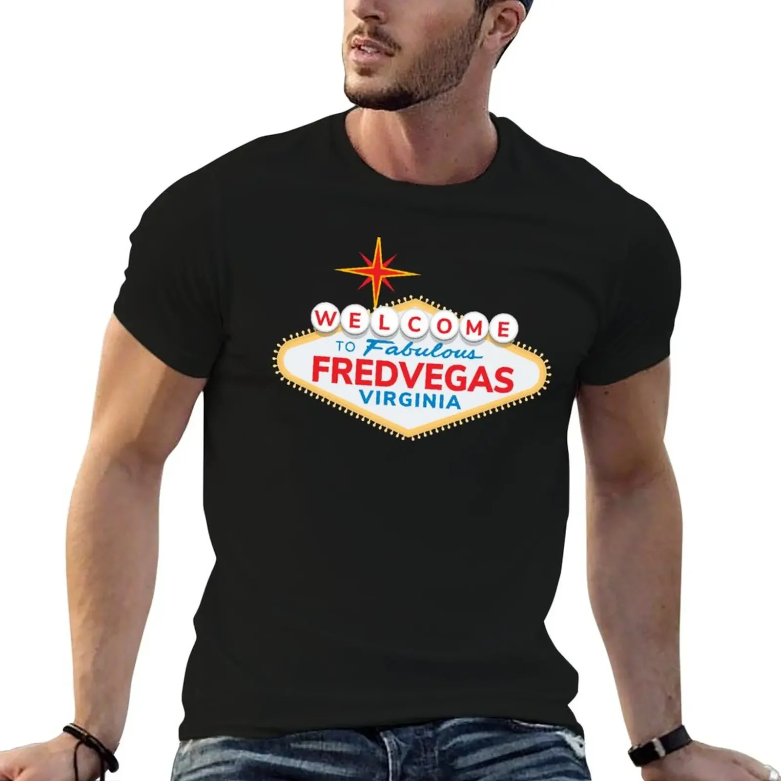 Fredvegas (Fredericksburg, Virginia) T-Shirt anime figures tops men clothes