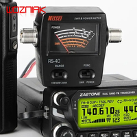 NISSEI RS40 Power SWR Meter RS-Measurable Up to 200W Power Range Connector 144/430mHz Walkie Talkie Accessories Tool