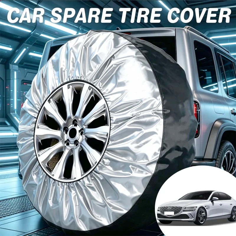 

For Genesis G70 G80 G90 GV60 GV70 GV80 4PCS Car Tire Cover Spare Wheel Dustproof Protector