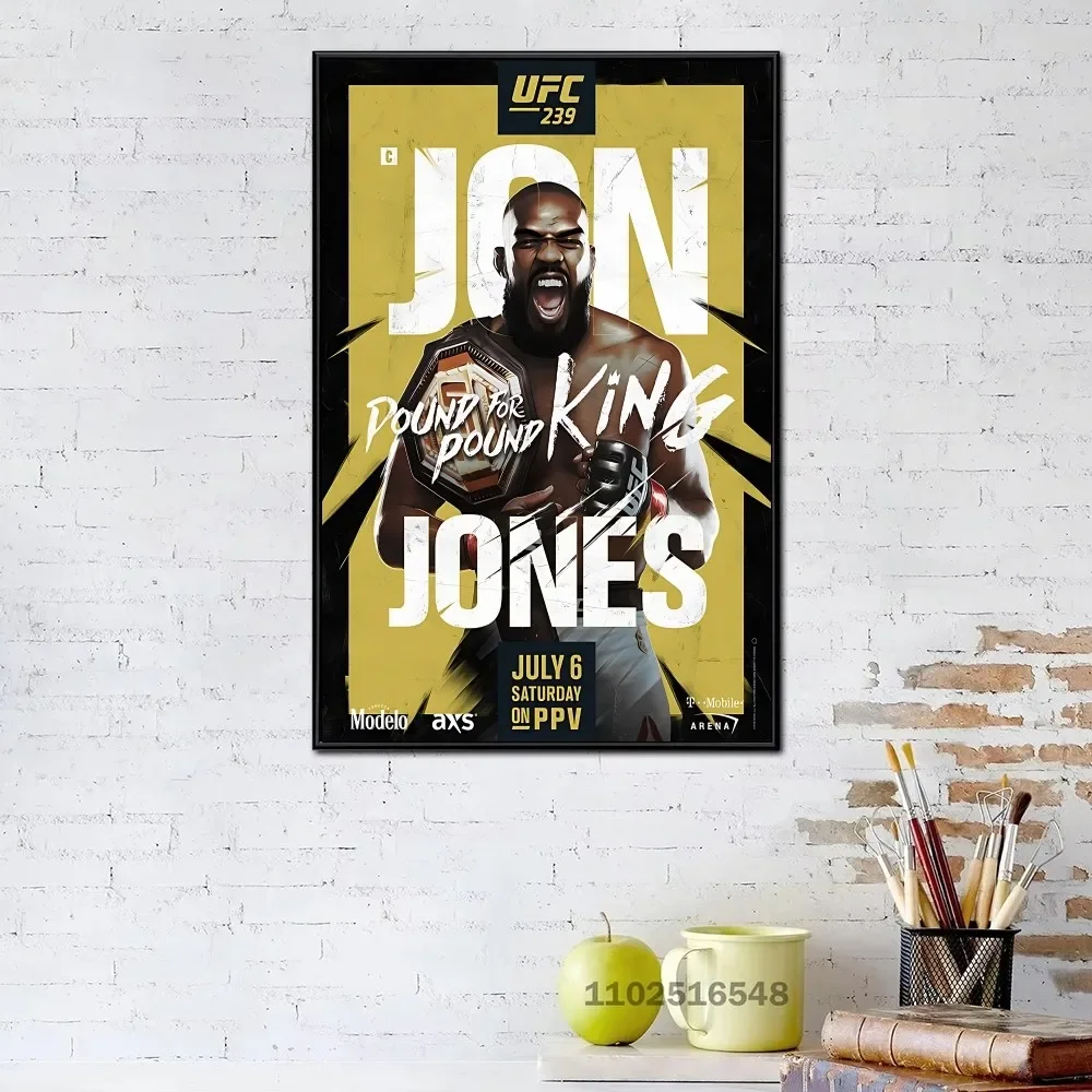 U-Ultimate Fighting Championship UFC No Framed Poster Kraft Club Bar Paper Vintage Poster WallArt PaintingBedroom Study Stickers