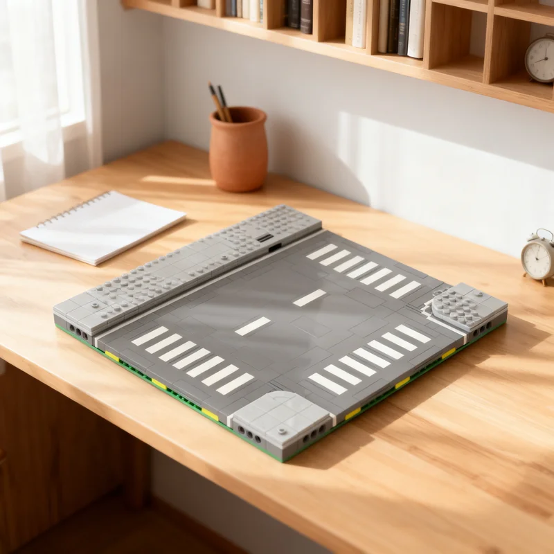 

261pcs MOC Modular Streetscape MILS Road T Intersection Model Building Toys Blocks Construction Christmas Gifts Idea Education