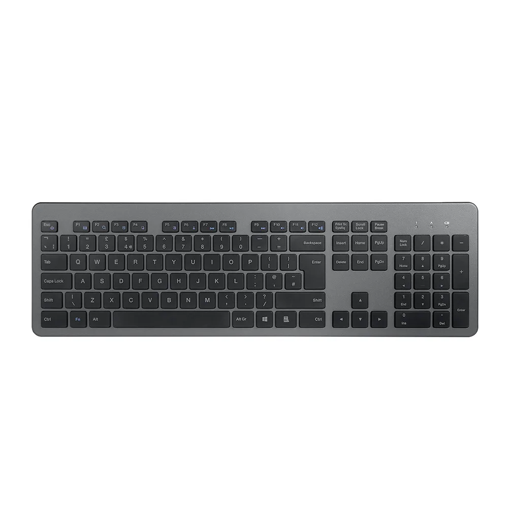 

Bluetooth Wireless Keyboard Low-Profile Silent Flat Key, Full Size, Compatible with Apple iMac, Laptop, PC, Desktop，Computer,