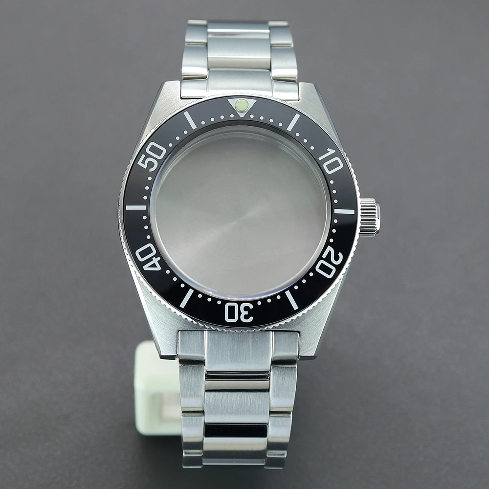 40mm High-quality Watch Case Strap 316L Stainless Steel For Mod SPB149J1 Tiger Whale NH35 NH36 NH38 4R36 Movement Sapphire Glass