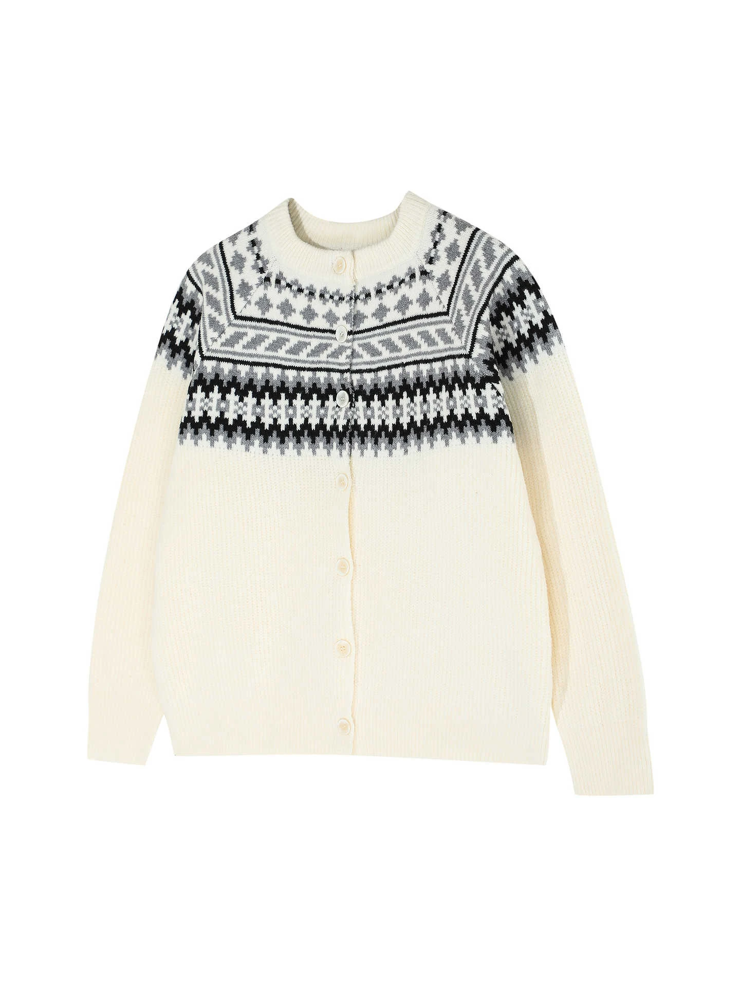 

Ретро американский вязаный свитер Fair Isle, мужской повседневный кардиган из пряжи, пальто, модный бренд, мягкий акрил, длинный све, круглый Ne