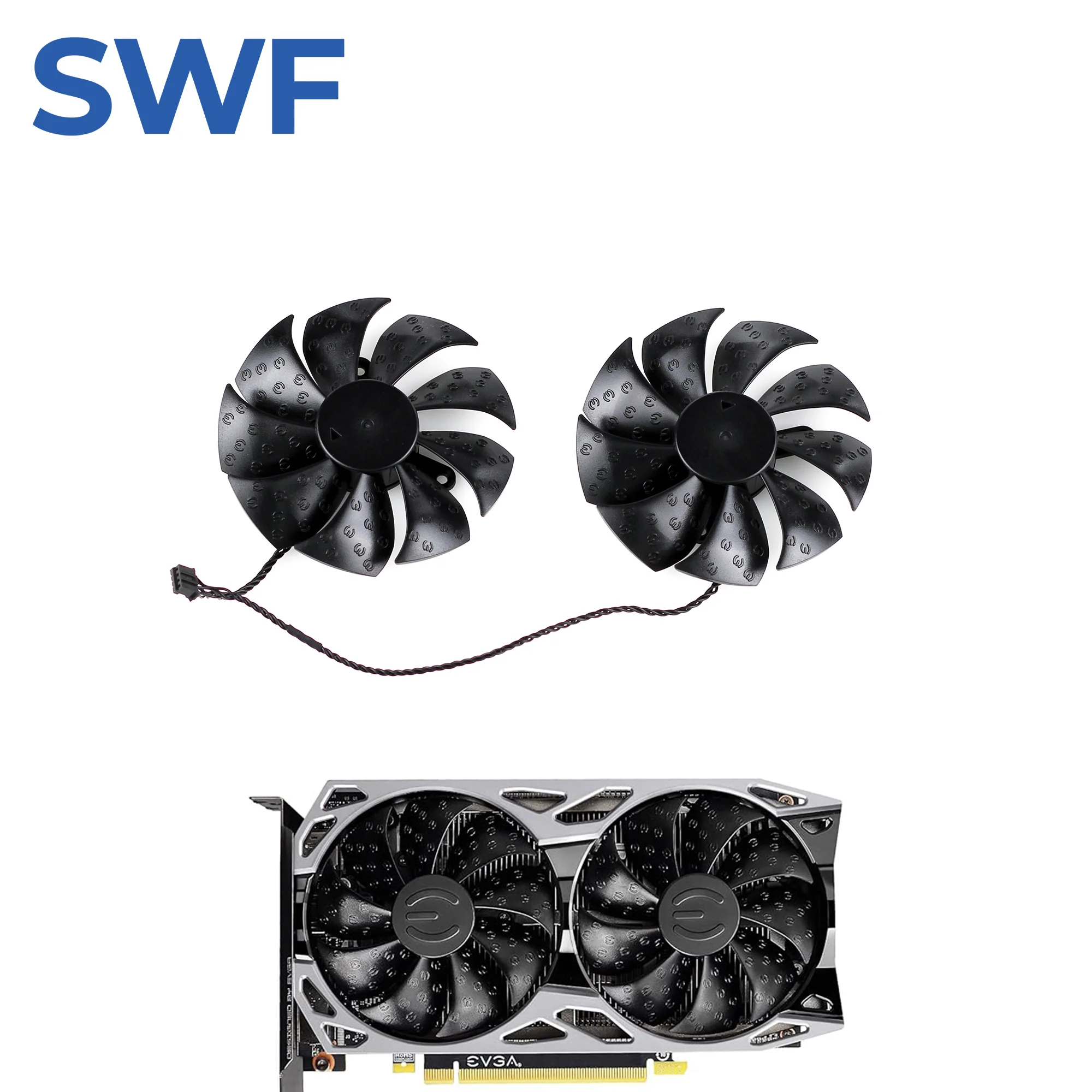87MM PLA09215S12H GTX 1650 Cooling Fan For EVGA RTX 2060 KO GTX 1660 TI 1650 SUPER Graphics Card Cooler Fan
