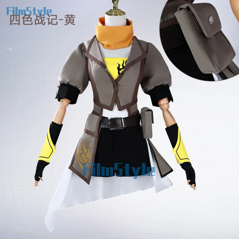 

RWBY Yellow Yang Xiao Long Cosplay Costume Uniform Halloween Carnival Party Christmas Play Role Clothes Clothing for Women