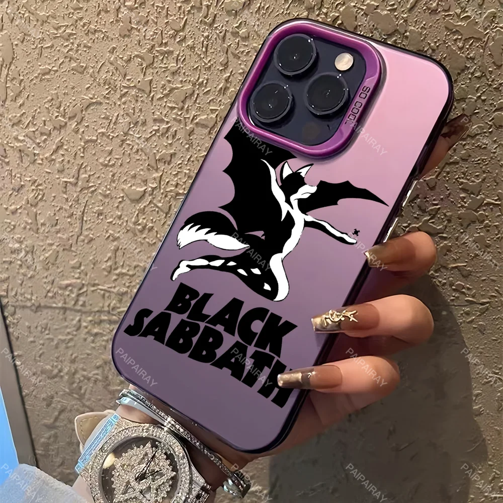 The Band B-Black S-Sabbath لهاتف سامسونج جالاكسي S20 23 24 25 30 32 34 35 FE Plus Ultra حافظة هاتف شل حماية الغطاء الخلفي IMD #5