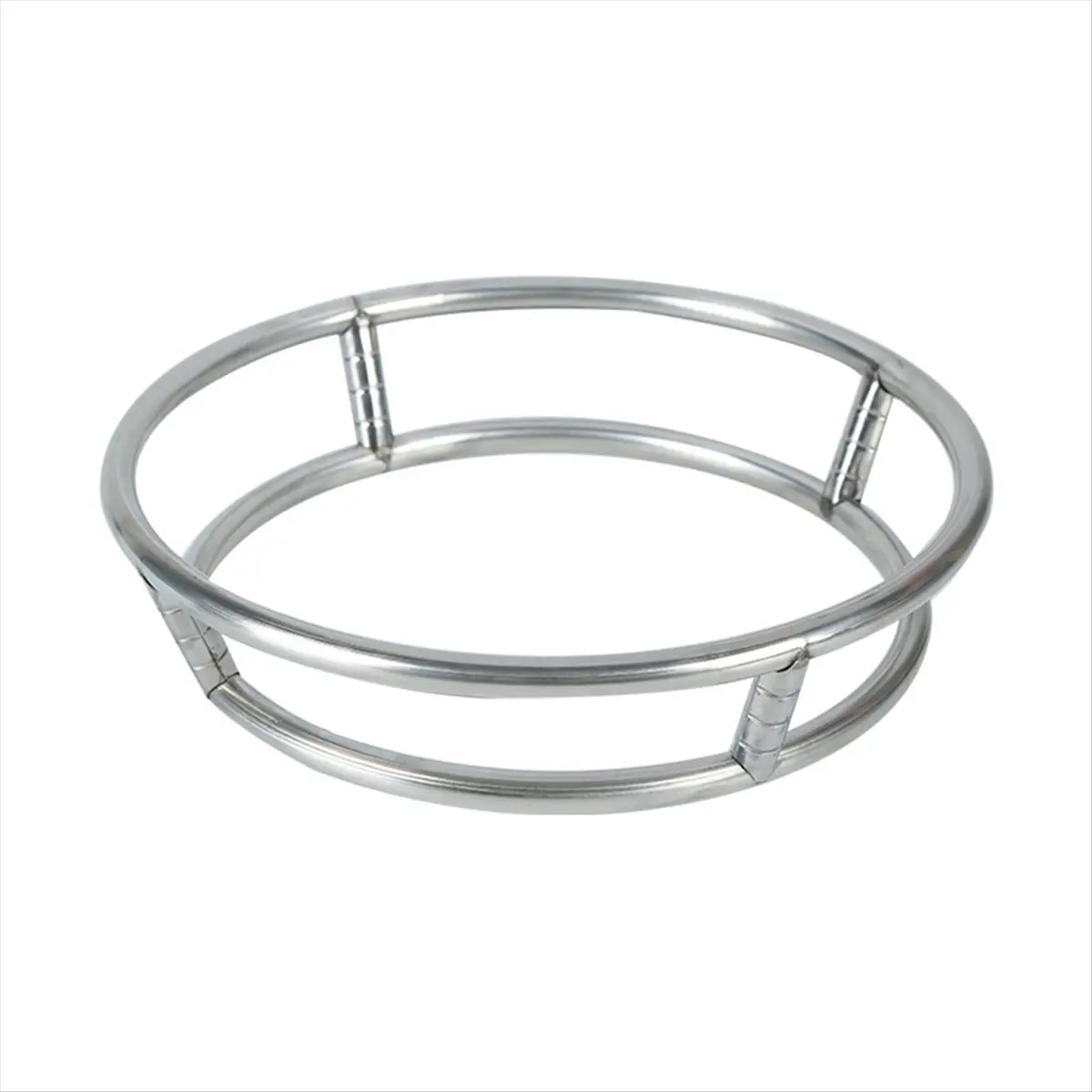 ABFW Wok Stainless Steel Wok Ring Pot Rack Burner Grate Replacement Wire Insulated Pot Mat Stand for Kitchen Wok Accessories