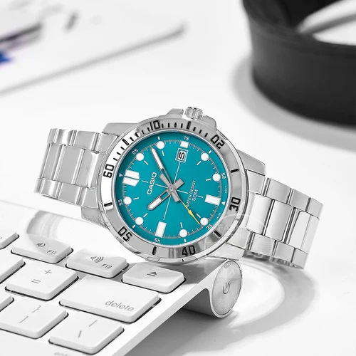 Imagen 2 del producto Reloj Casio para hombre, reloj de cuarzo resistente al agua simple a la moda, reloj casio hombre serie MTP-VD01D