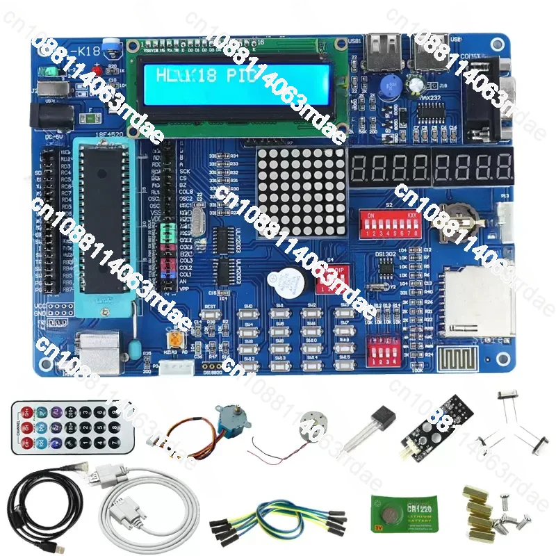 PIC16F877A Development Board PIC Microcontroller Learning Board With Kit2 Emulator PIC Development Board Kit