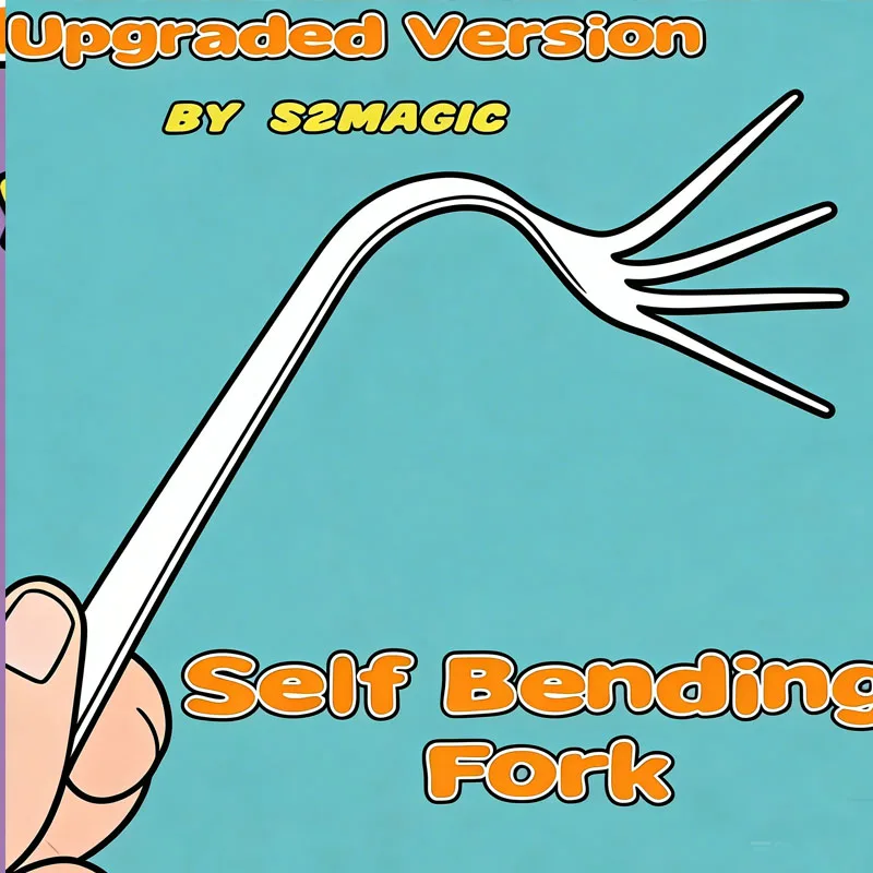 

Самозакручивающаяся вилка (обновленная версия) для фокусов/магических реквизитов, аксессуары для ментализма и иллюзий, сценическая магия